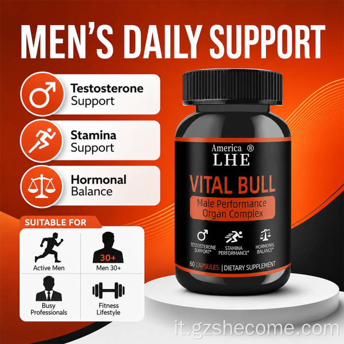 Supplemento personalizzato per organo di manzo Shecome Vital Bull
